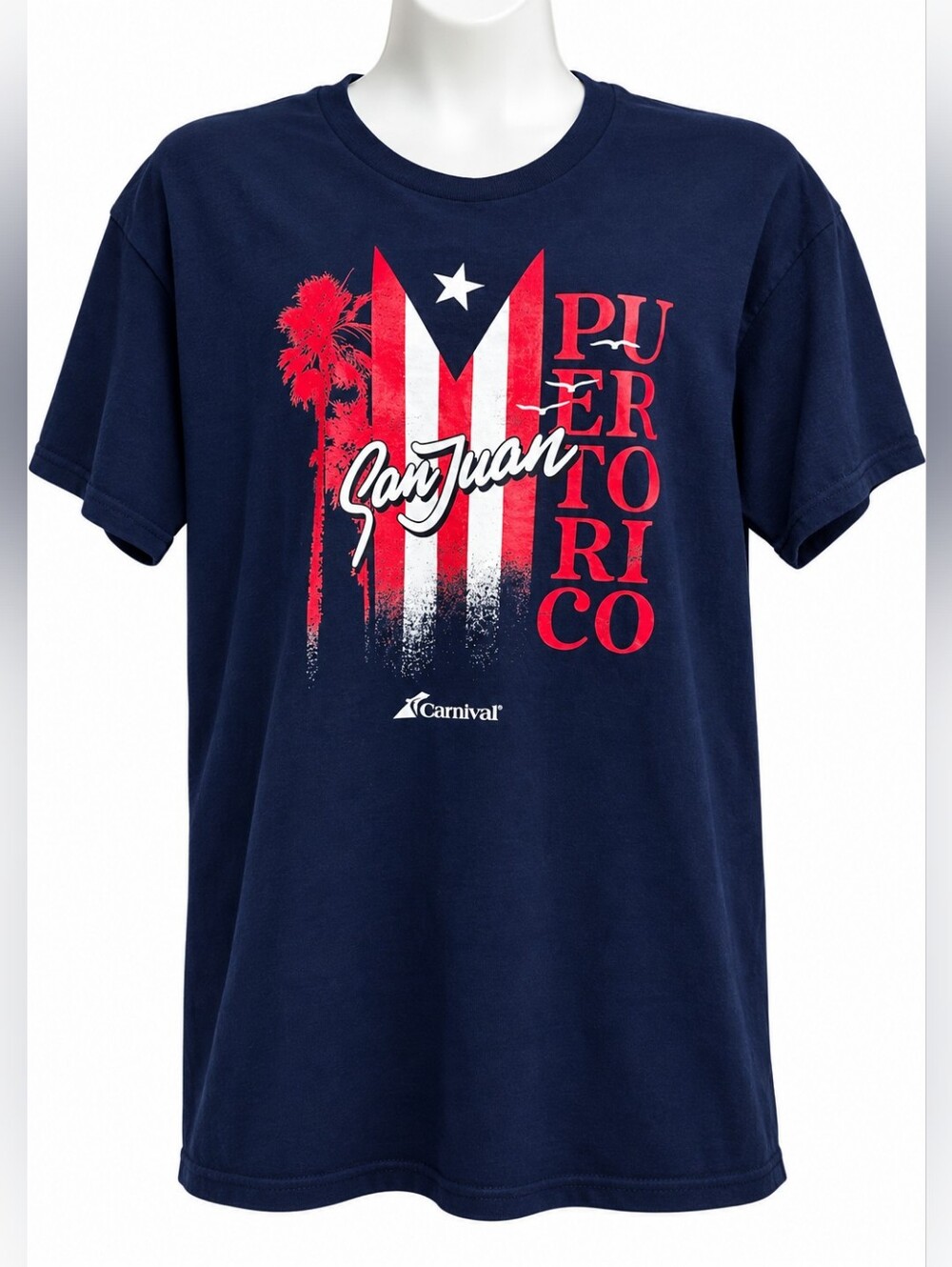 San Juan Puerto Rico Graphic Tee - Navy
